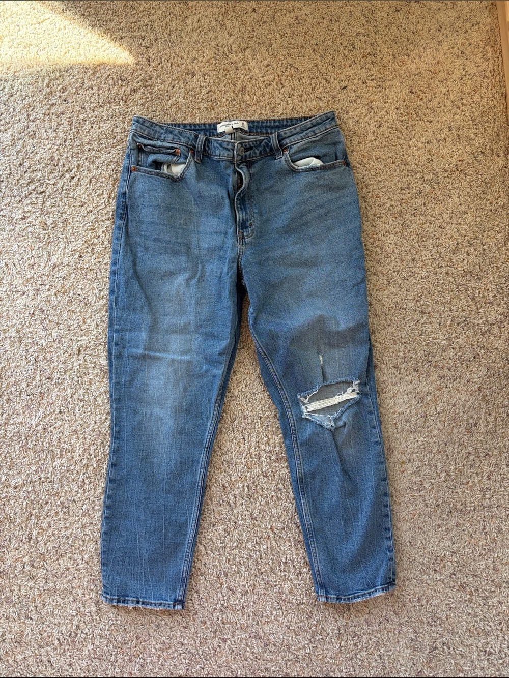 Abercrombie & Fitch The Skinny High Rise Curve Love Jeans 32/14R